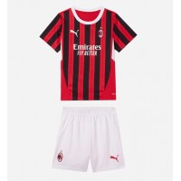 AC Milan Fußballbekleidung Heimtrikot Kinder 2024-25 Kurzarm (+ kurze hosen)